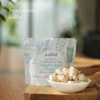 Wellfed Freeze-Dried Songkla Lake Seabass ขนมสุนัขและแมว ฟรี…