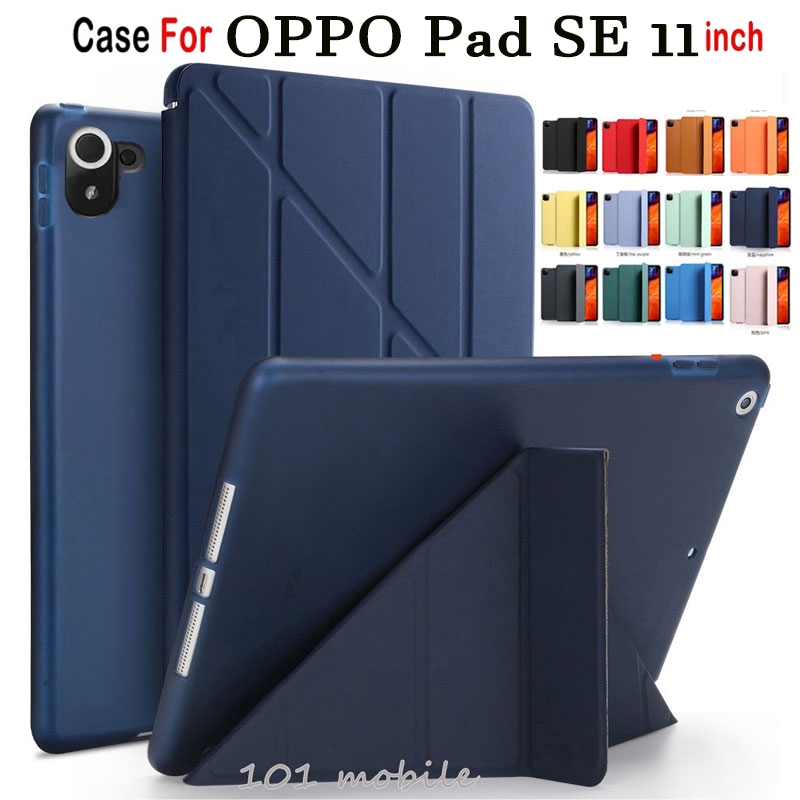 005.เคส ฝาพับ แกนY ใช้สำหรับ OPPO Pad neo 11.4 2024 OPPO Pad SE 11 2025 มีช่องใส่ปากกา เคสหนัง เคสกันกระแทก Smart Case