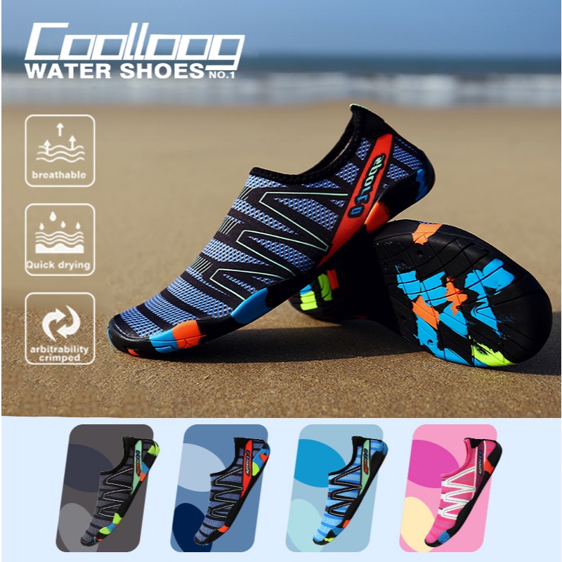 รองเท้าชายหาดและรองเท้ากีฬาทางน้ำสามารถสวมใส่ได้ทั้งชายและหญิงที่มีขนาดรองเท้า35-45แห้งเร็ว