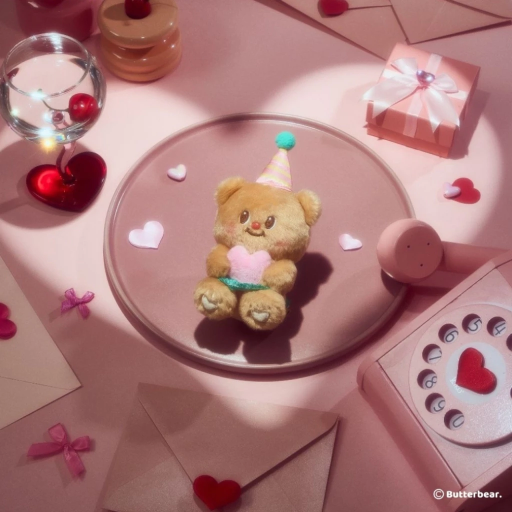 พวงกุญแจวันเกิดคนสวย (Happy-Birthday Keychain)