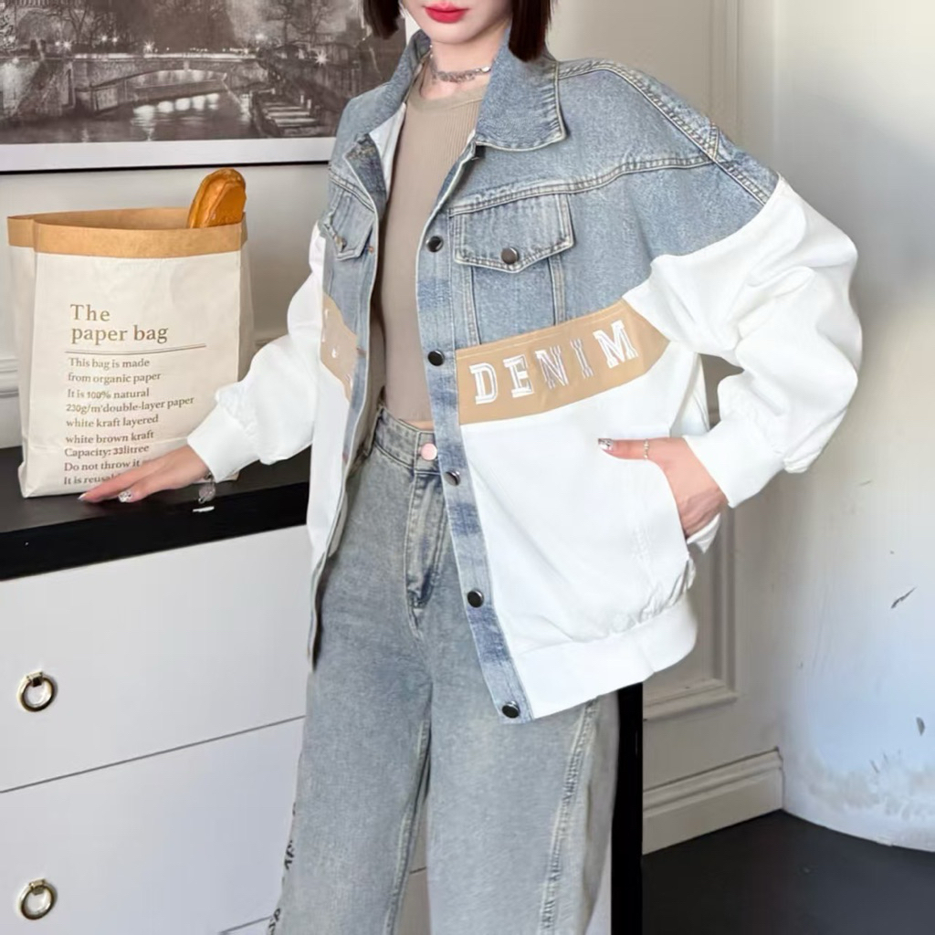 Jeans Patch Cotton LT Long Sleeve Jacket