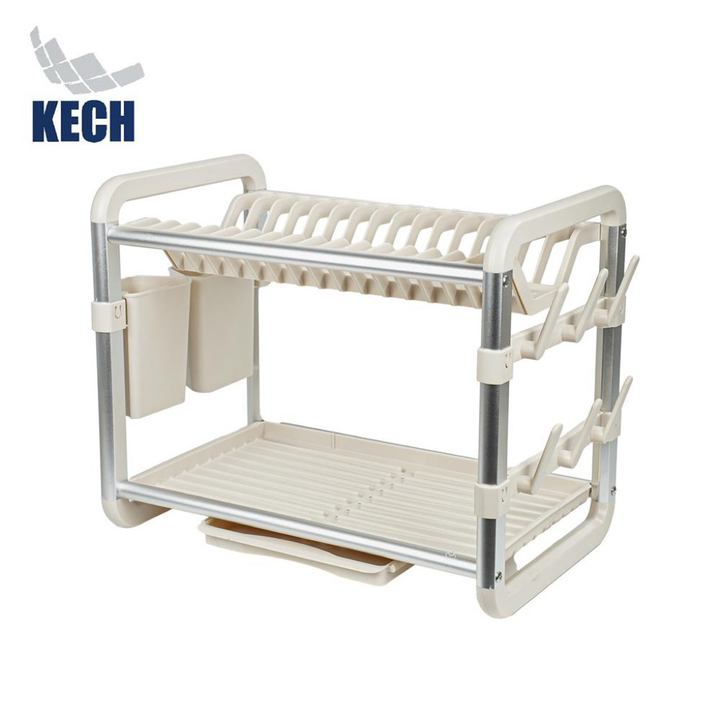 ชั้นคว่ำจานอะลูมิเนียม 2 ชั้น KECH NOAR