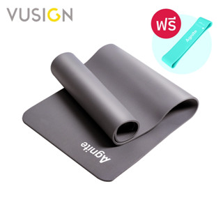 Vusign เสื่อออกกําลังกาย TPE NBR เสื่อโยคะ หนา6-10mm สีทูโทน…
