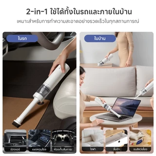 Simplus เครื่องดูดฝุ่นมือถือ 3-in-1 ดูดเป่า ไร้สาย ใช้ได้บ้าน/ในรถ รุ่น XCQH018 FZ