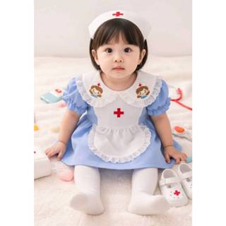ชุดเดรสพยาบาลน้อยน่ารัก (เด็กแรกเกิด+2ขวบ)