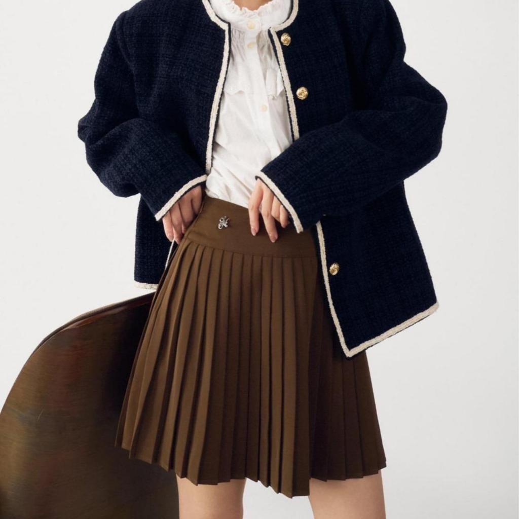 La Mignonne (XS-4XL) Melanie Black Skirt กระโปรงใส่ทำงาน ใส่เที่ยว กระโปรงพลีทรุ่นนี้แมทซ์ได้หลายลุคมาก