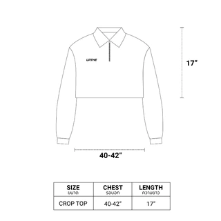 URTHE - เสื้อสเวตเตอร์ คอปก รุ่น ZIP SWEATSHIRT