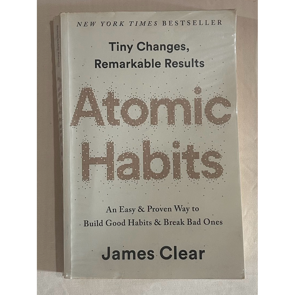 หนังสือ Atomic Habits เล่มภาษาอังกฤษ (มือสอง สภาพดี)