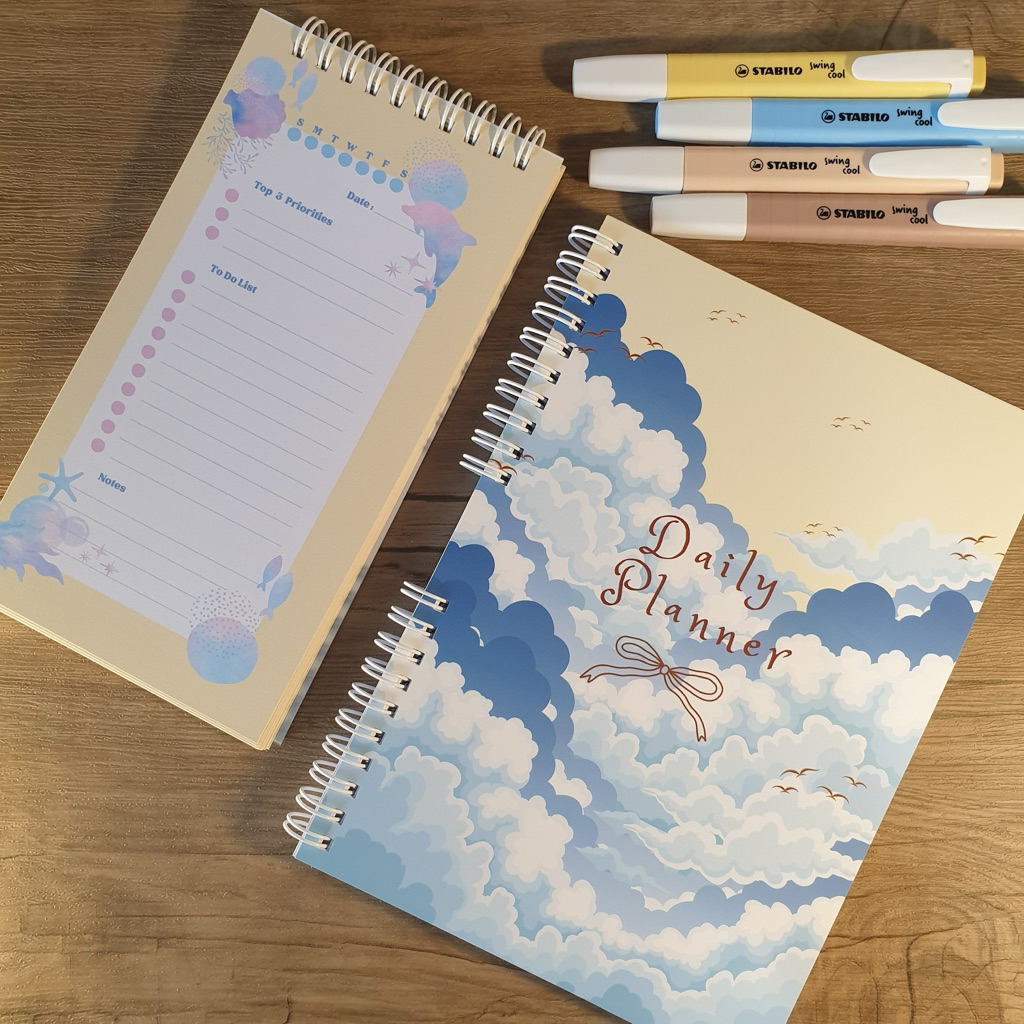 Daily Planner สำหรับ 4 เดือน "เปลี่ยนตัวเองเป็นเวอร์ชั่นที่ดีกว่าด้วย 100 days Challenge"
