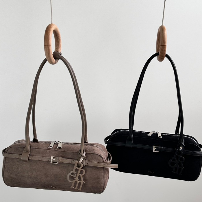 PREM กระเป๋าโยโกะ (PU SUEDE) สำหรับสะพายไหล่ แถม bag charm "Prem  #939