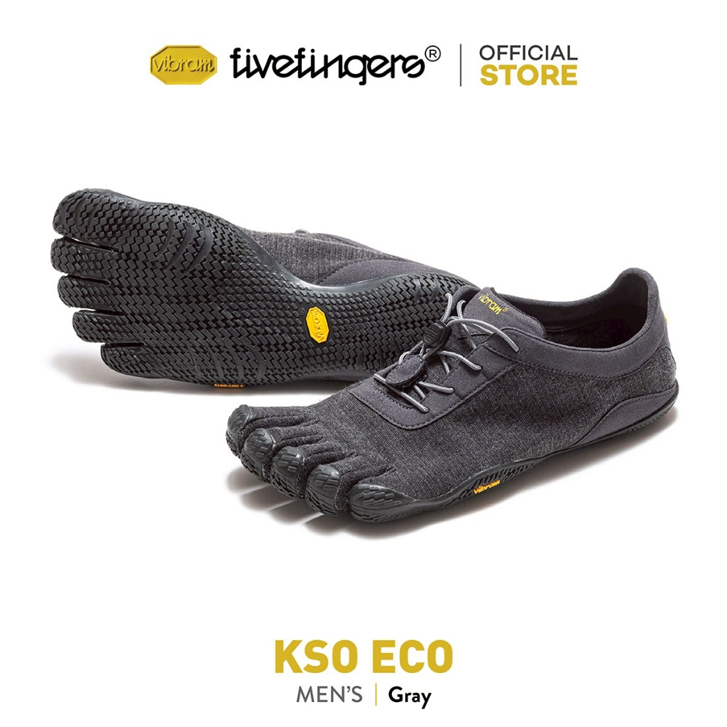 Vibram FiveFingers รุ่น KSO ECO รองเท้าลำลอง รุ่นผู้ชาย สี Gray