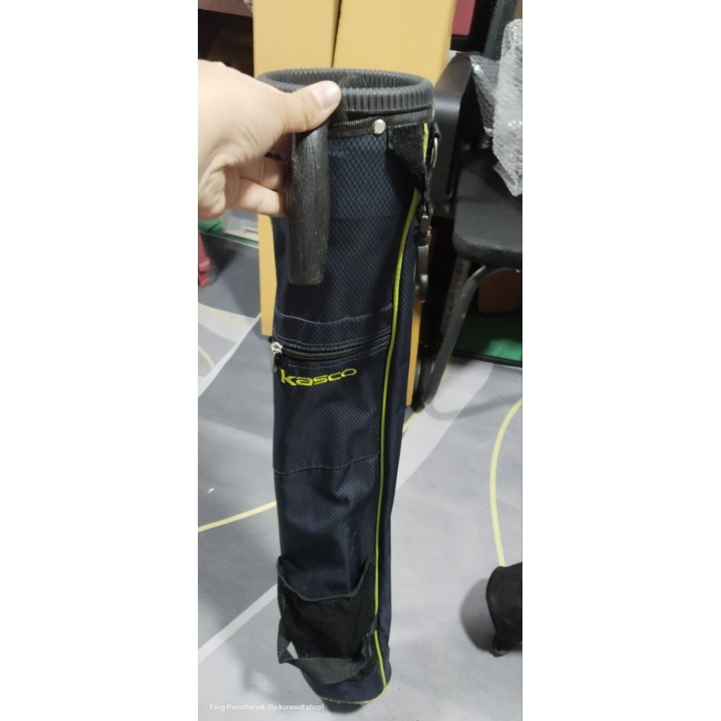 ถุงกอล์ฟมือสอง ถุงกอล์ฟ Halfset stanbag Kasco ,ซิปดี *ไม่มีcover