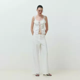 Pilita - Refined Pants กางเกงขายาวเอวต่ำ