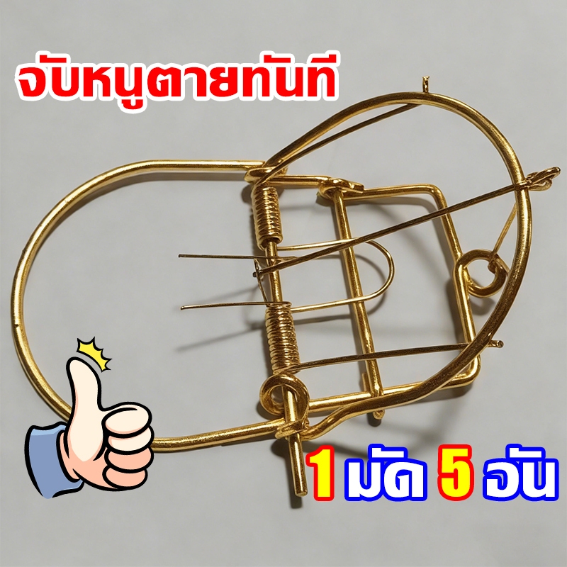 ดีดแรงใช้นาน 20 ปี กับดักหนู 6 นิ้ว เหล็กหนา แบบสปริงแรง ที่ดักหนู Mouse Trap กำจัดหนู ใช้ง่าย สำหรับบ้าน คลังสินค้า