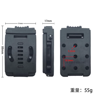 คลิปหนีบเข็มขัด KYDEX คลิปหนีบอเนกประสงค์สสำหรับเช็มขัด