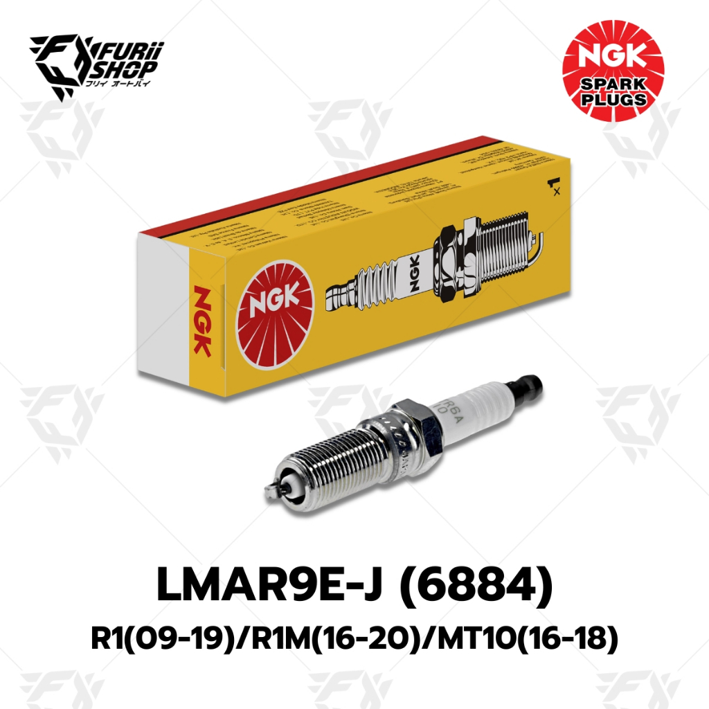 หัวเทียน NGK NICKEL LMAR9E-J (6884) กล่องเหลือง for R1(09-19)/R1M(16-20)/MT10(16-18)