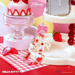 [Strap Hello Kitty] Hello Kitty Collection Strap Phone Charm สายคล้องมือถือสุดน่ารัก ลิขสิทธิ์แท้ซานริโอ้ ลายHello Kitty