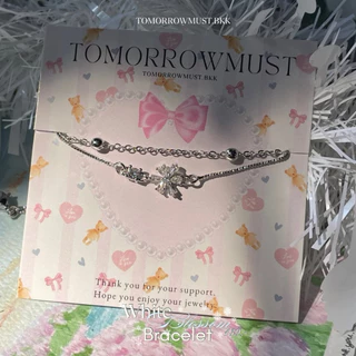 ❄️✨🌸 White Blossom Bracelet กำไลข้อมือ 🌸✨❄️ B008