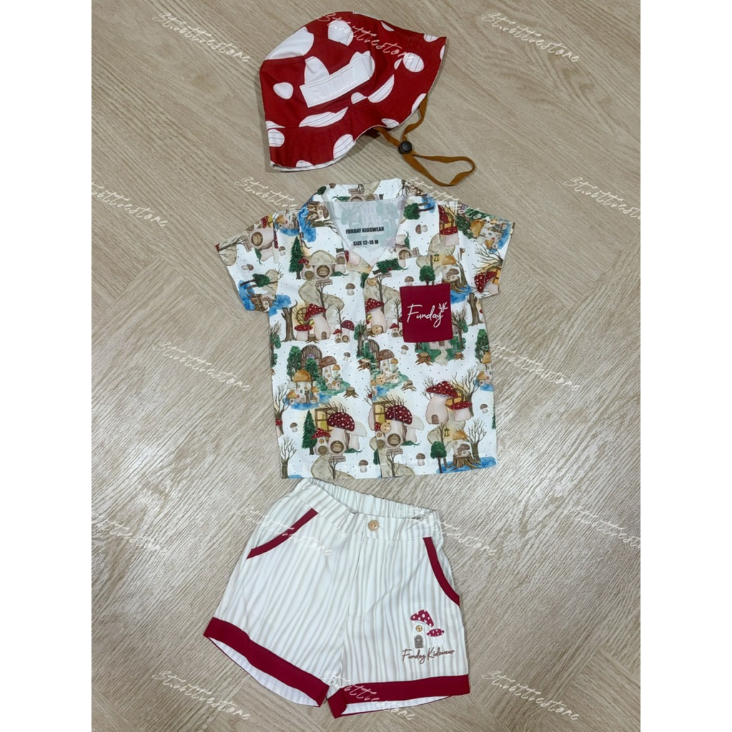 ส่งต่อเห็ดในตำนาน 🍄Funday🍄 sz.12-18 ❌หมวกขายแล้ว(อ่านรายละเอียดก่อนกดสั่งซื้อ)