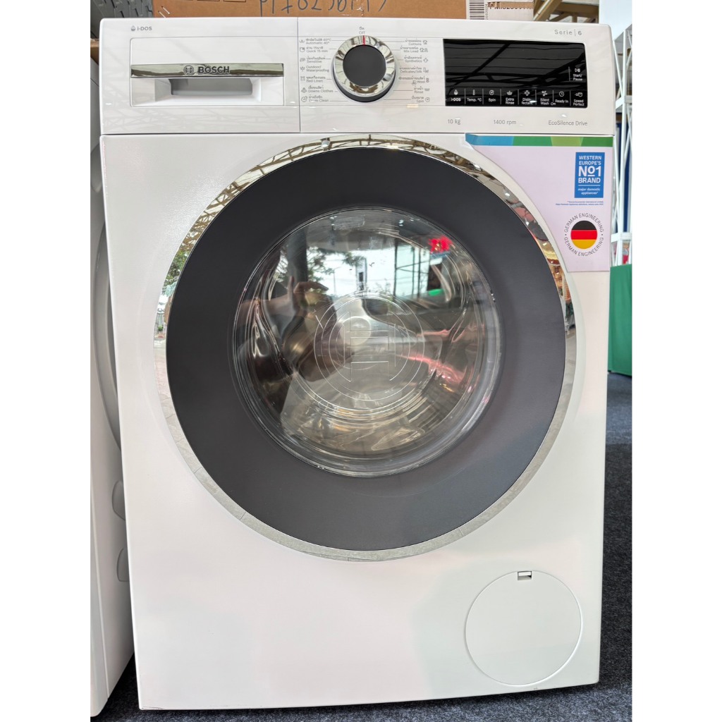 (ตัวโชว์) (BOSCH) เครื่องซักผ้าฝาหน้า 10 กก. ซีรีส์ 6 รุ่น WGG454A0TH [i-Dos]