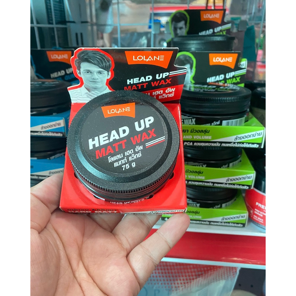 Lolane Head Up โลแลน เฮดอัพ แว๊กซ์ / เจลกัม 75g.
