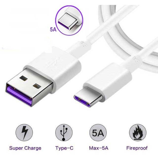 สายชาร์จ 22.5w 40w 66w 100w สำหรับ Huawei USB Type C ชาตไว รองรับ Super charge