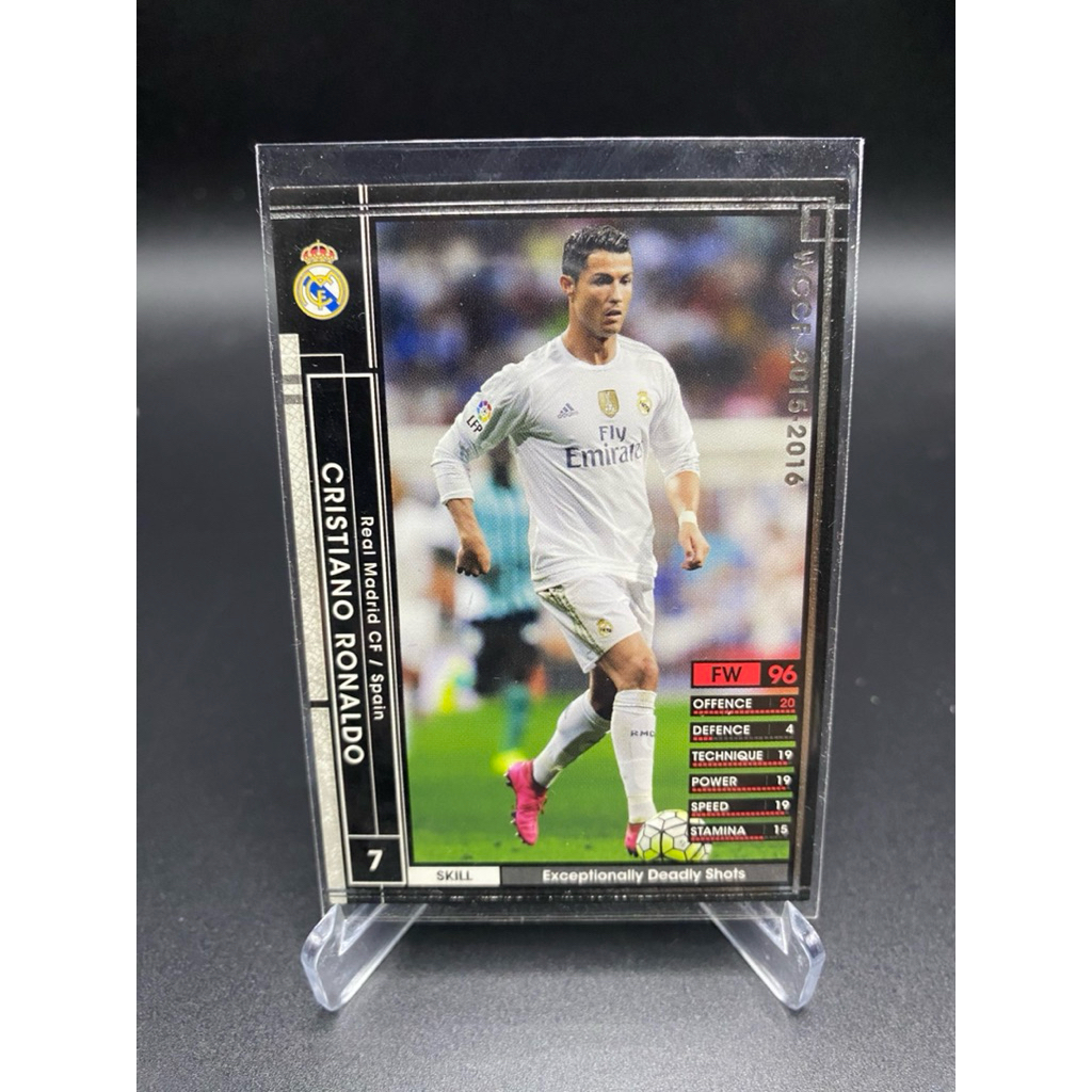 การ์ดฟุตบอล Cristiano Ronaldo – WCCF 2015-2016 | Real Madrid CF 🔥⚽