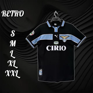 Retroเสื้อกีฬาฟุตบอลย้อนยุคมีลายฤดูกาลผ้าดีใส่สบาย