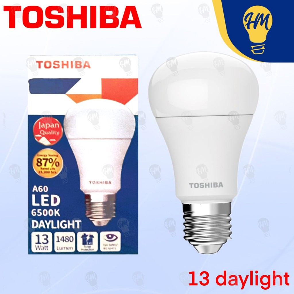 Toshiba หลอดไฟ LED 9W 13W แสงขาว