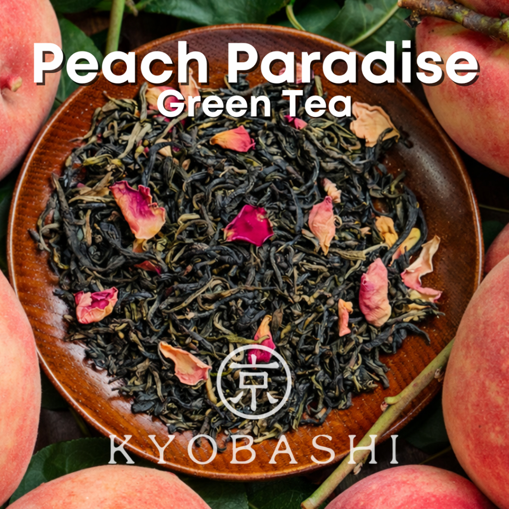 KYOBASHI - Peach Paradise Green Tea ชาเขียว กลิ่นพีช