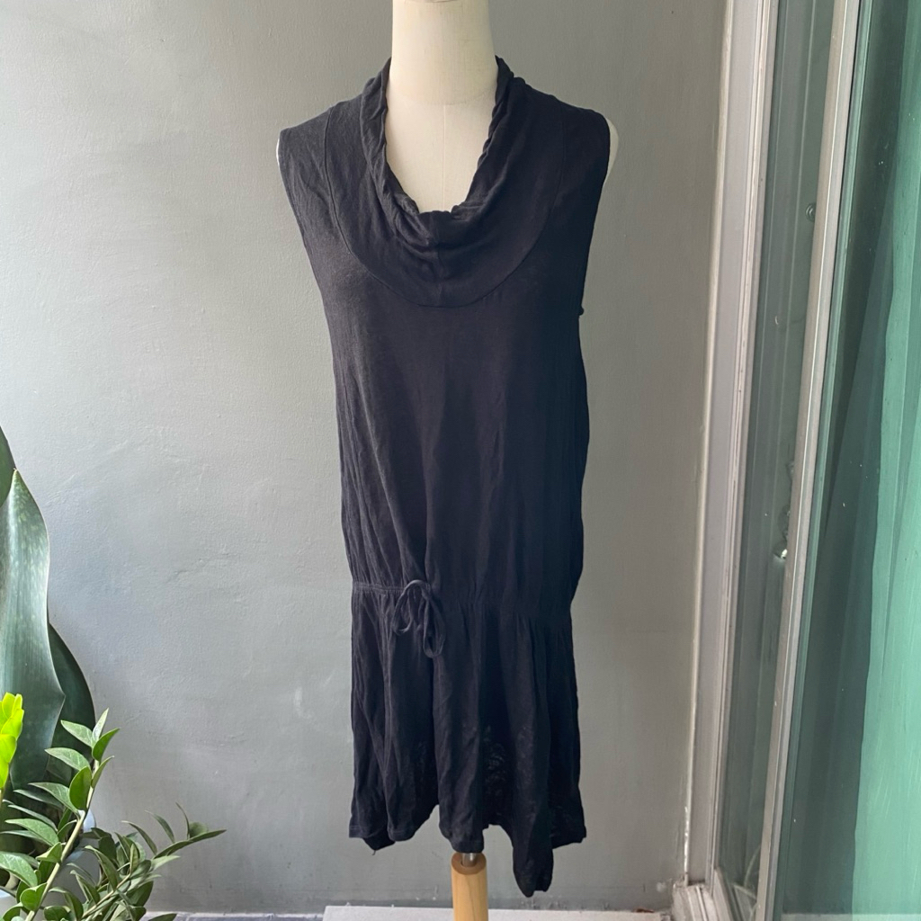 USED Zara linen blend dress size L