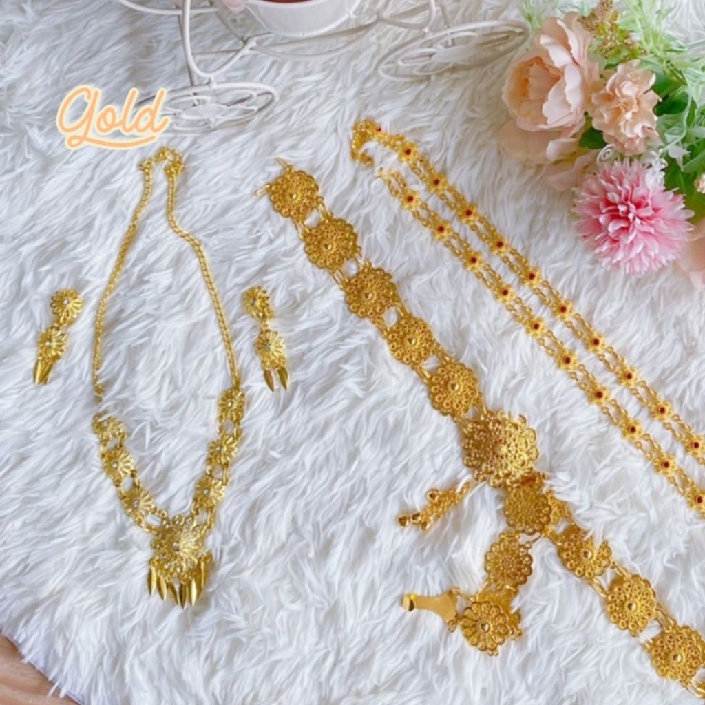 Ndd //  เครื่องประดับทองคละลาย ใส่คู่กับชุดไทยสวยๆ พร้อมส่งทุกแบบ