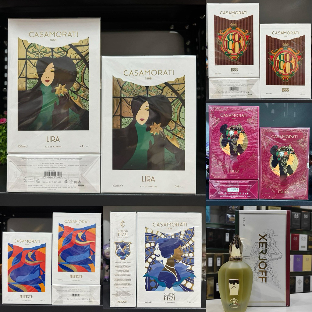 【ของแท้ 💯% 】⭐️ส่งฟรี 🚀 รวมน้ำหอม Xerjoff เซอจอฟ Lira / Mefisto / Italica *กล่องซีล*