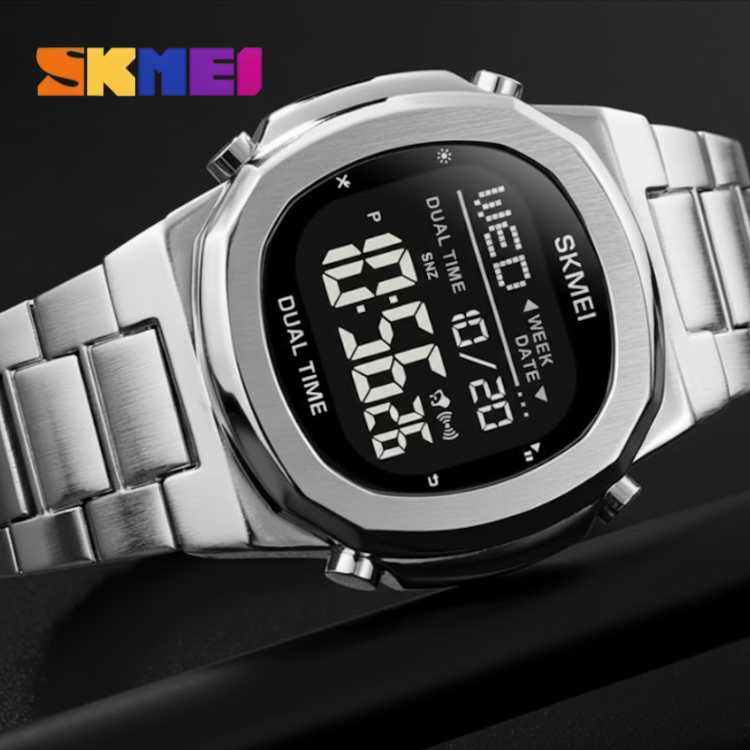 SKMEI Digital นาฬิกาดิจิทัลที่ผสมผสานความ Classic และ Modern ตัวเรือนทรงแปดเหลี่ยมยอดนิยม