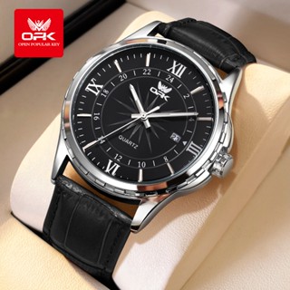 OPK นาฬิกา ผู้ชาย แฟชั่น watch 100% แท้ กันน้ำ หนัง สายนาฬิก…
