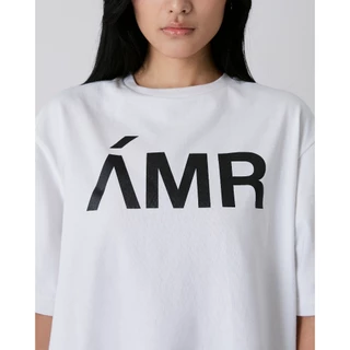 AMR DE SAISON ( AIMER ) - AMR Logo T-shirt in White