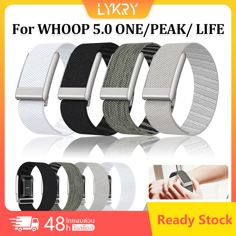 For Whoop 5.0 ONE / PEAK / LIFE สายนาฬิกาทำจากไนลอน อุปกรณ์เสริมสำหรับสมาร์ทวอทช์