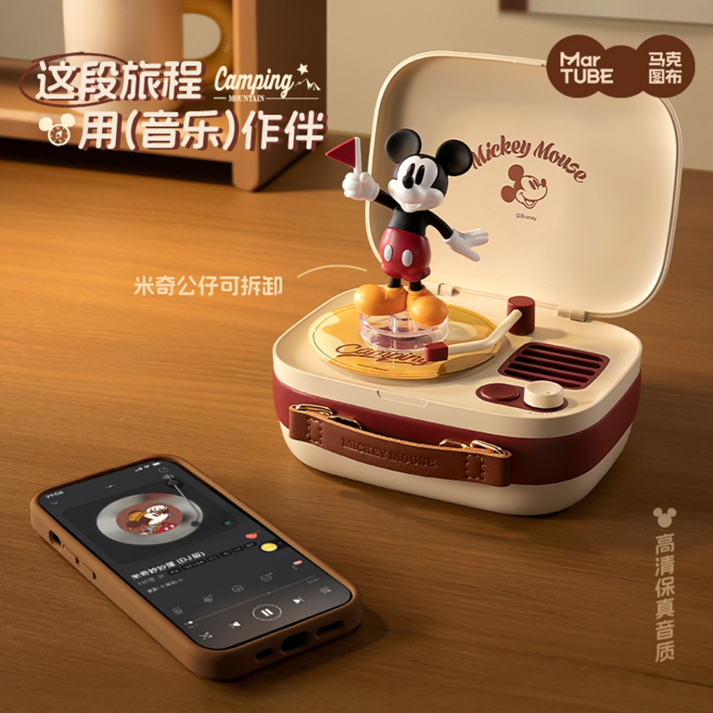 Mickey Mouse Bluetooth Speaker by Martube ลำโพงบลูทูธ มิกกี้เมาส์ รุ่น MTD0014