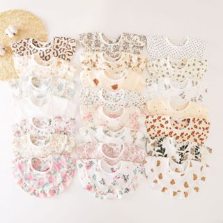 BrananaPlus ผ้ากันเปื้อนเด็ก ผ้าซับน้ำลายเด็ก ลายปัก ลายสกรี…