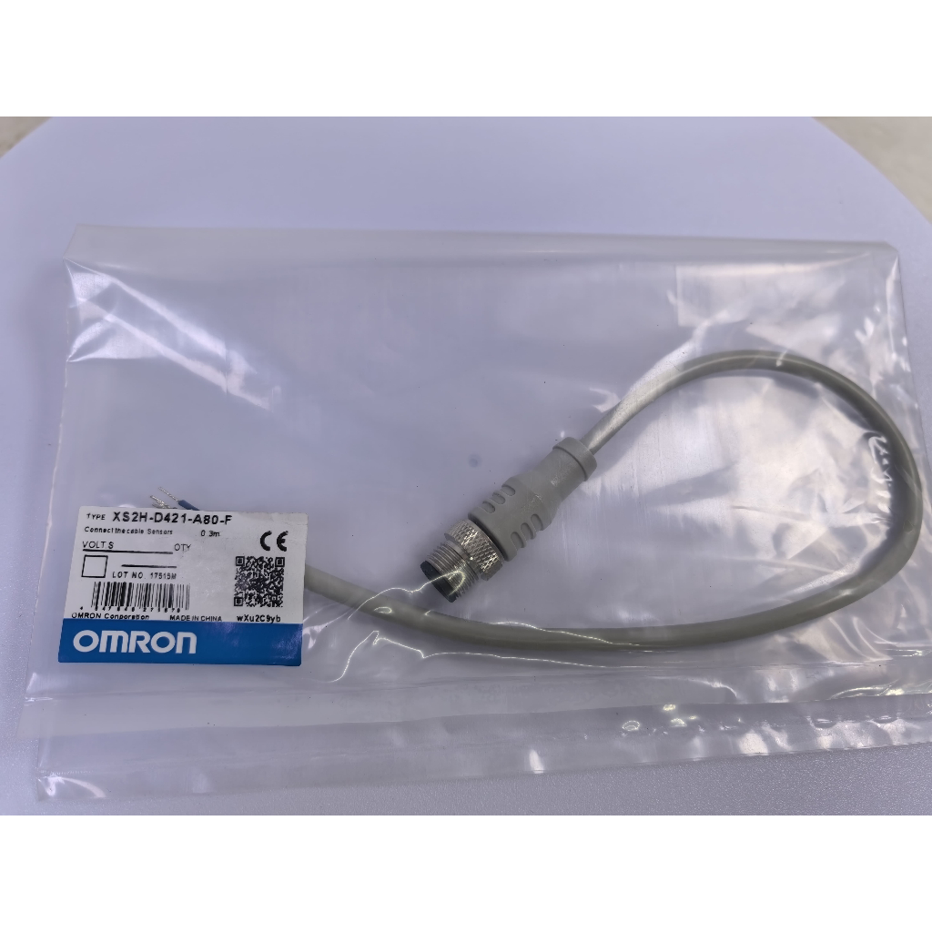 OMRON XS2H-D421-A80-F Sensor Cable M12 4-Pin (Straight Plug)