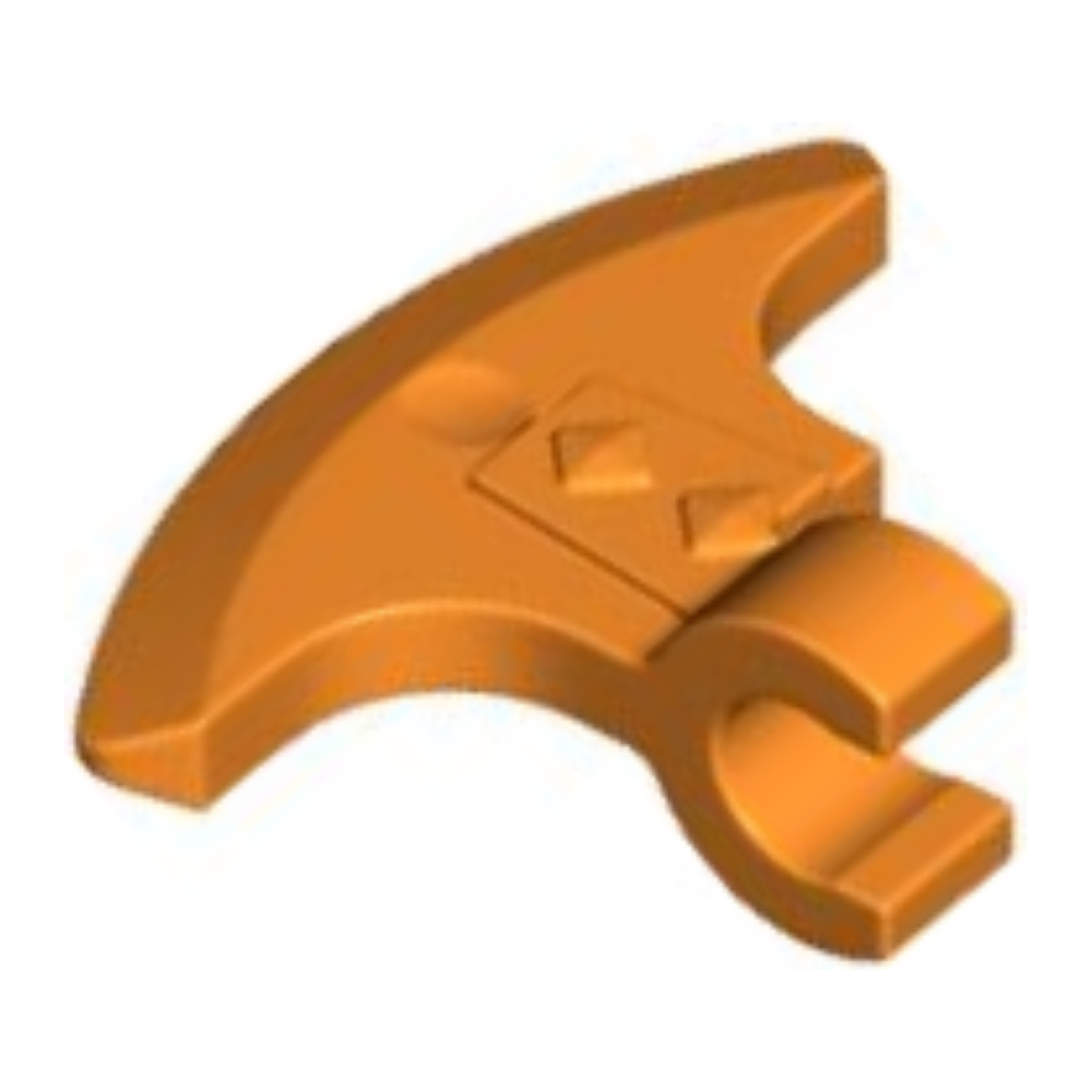 [746] ชิ้นส่วนเลโก้ Lego Part Minifigure, Weapon Axe Head with Clip (53454) ราคา/ชิ้น