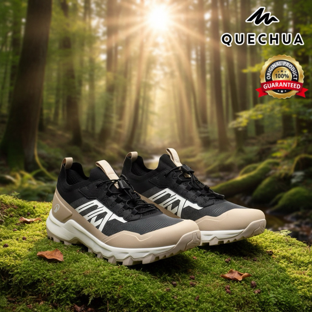 รองเท้าเดินป่าสำหรับผู้ชาย “มีไซส์ 40-45” รุ่น MH500 Faster (สีเบจ) QUECHUA