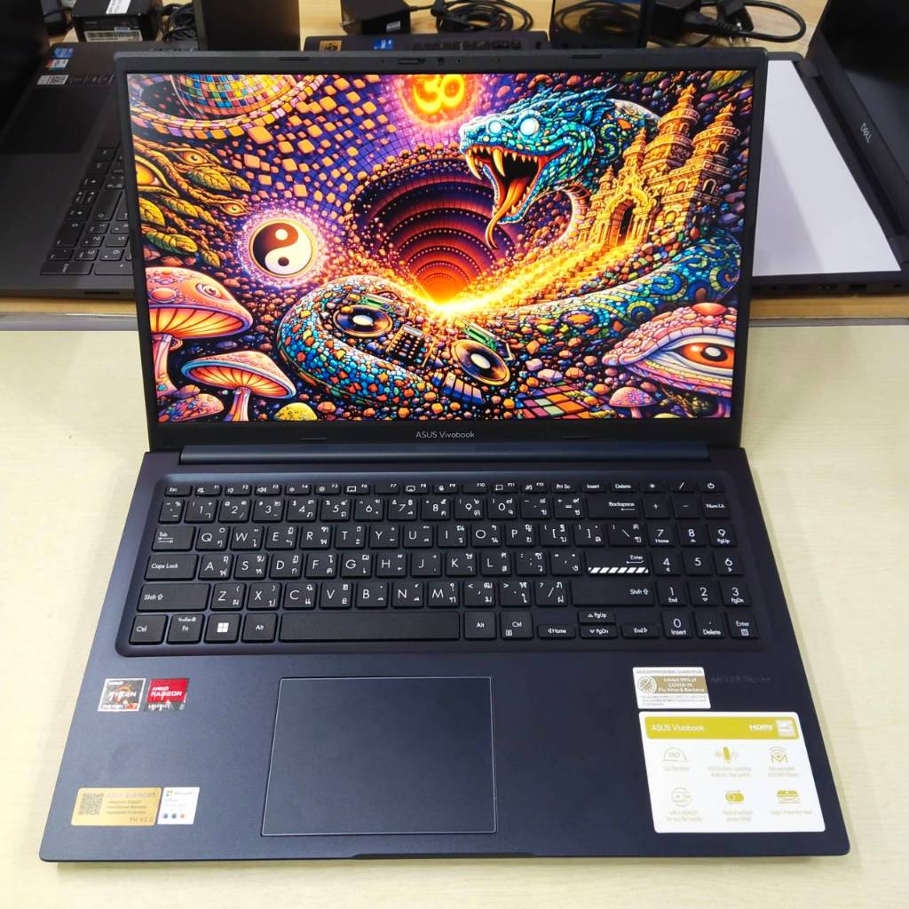 ASUS  VIVOBOOK 15  M1502YA - BQ755WA  ประกันศูนย์ Onsite 20/01/2028  สภาพเครื่อง  99%