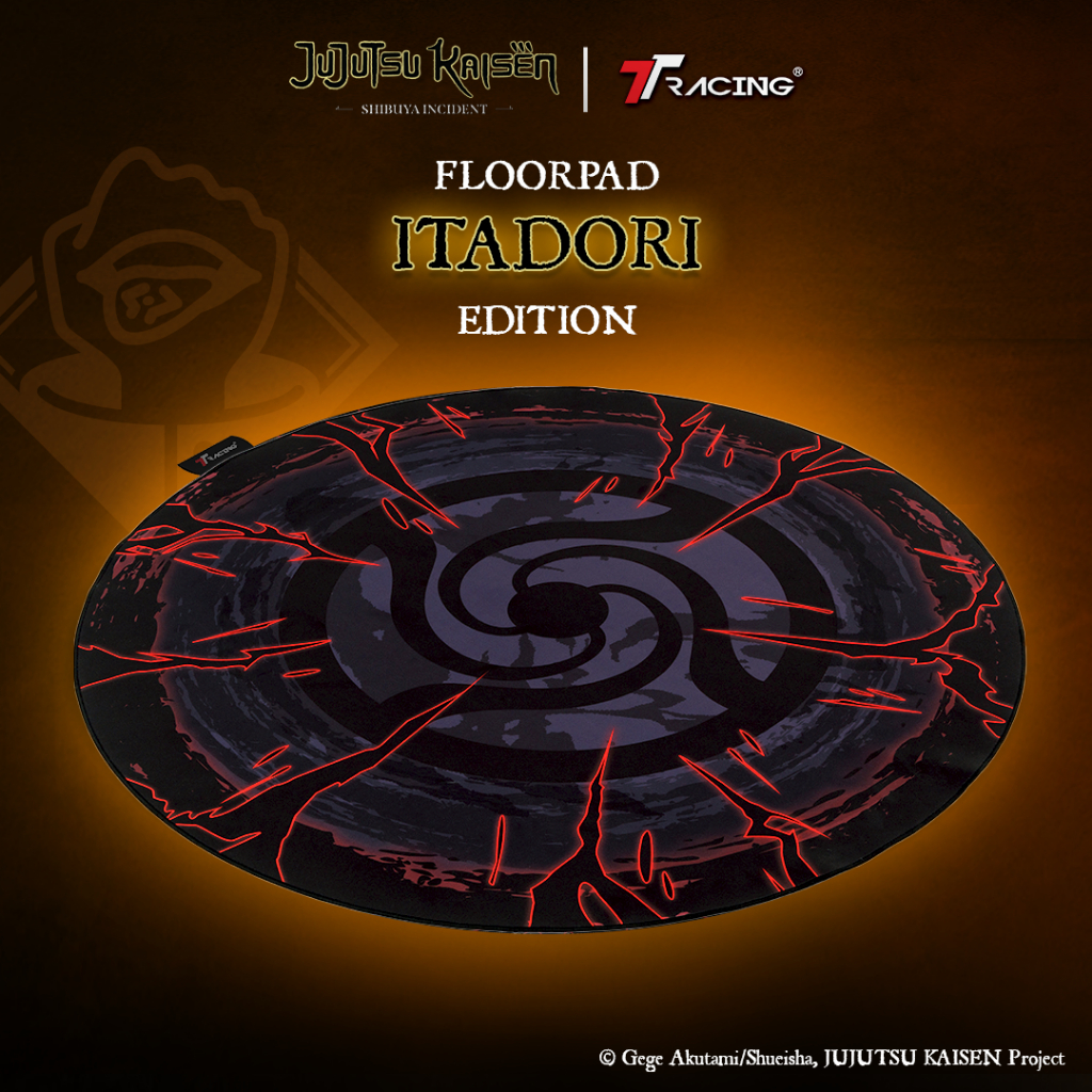 TTRacing Guardian Gaming Floorpad แผ่นรองพื้นสำหรับเล่นเกม - Itadori Jujutsu Kaisen Edition