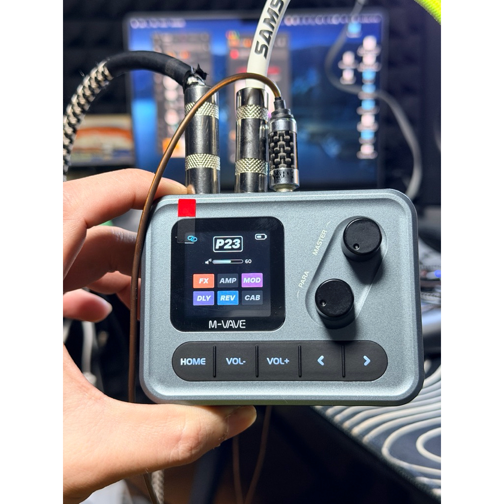 Effect มินิ พิณ กีต้าร์ ร้องเพลง เบส พร้อมลง Preset