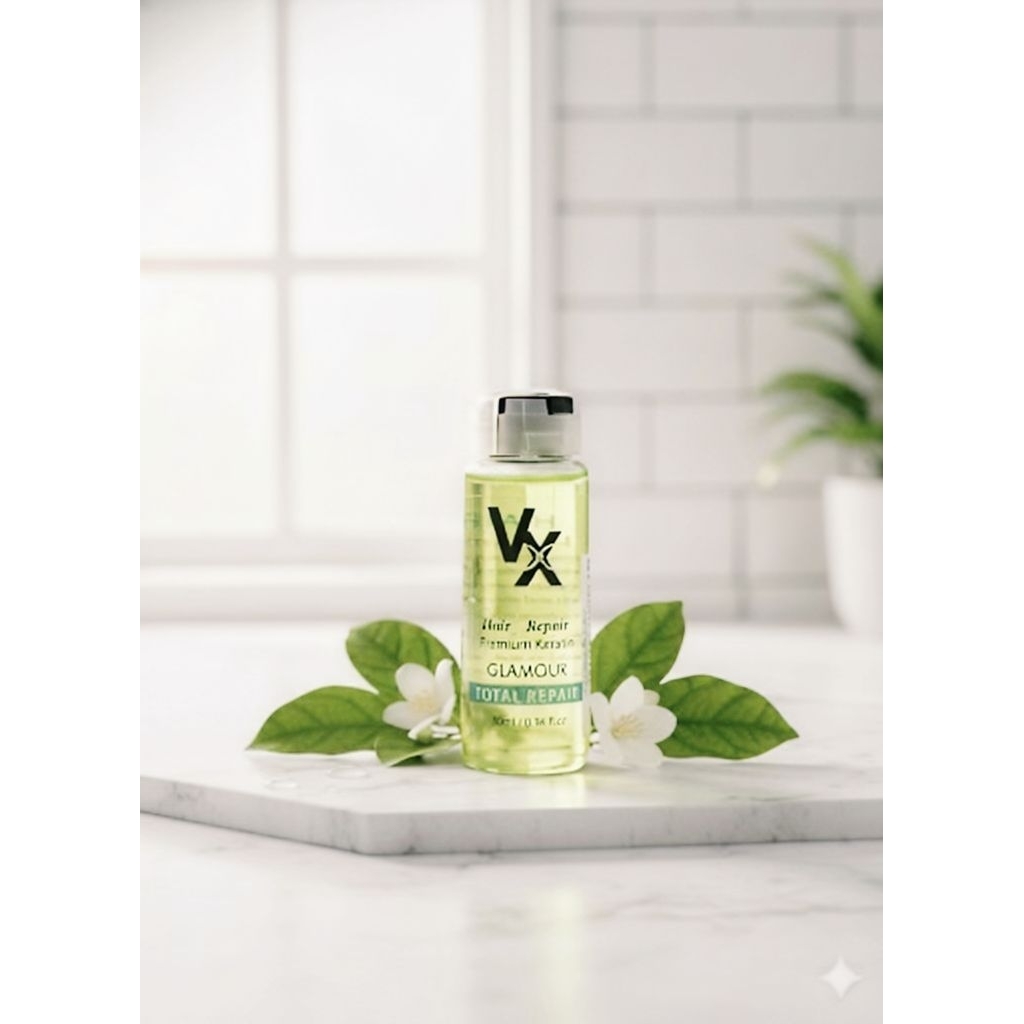 Vx Hair Repire Glamour Premium(น้ำเขียว)เชื่อมแกน
