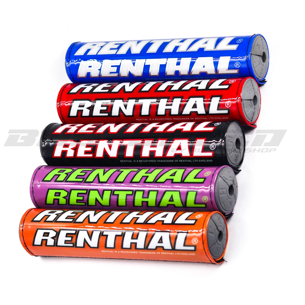 นวมแฮนด์ทรง Renthal แบบกลมยาว 240mm ตรงปก ถ่ายจากสินค้าจริง