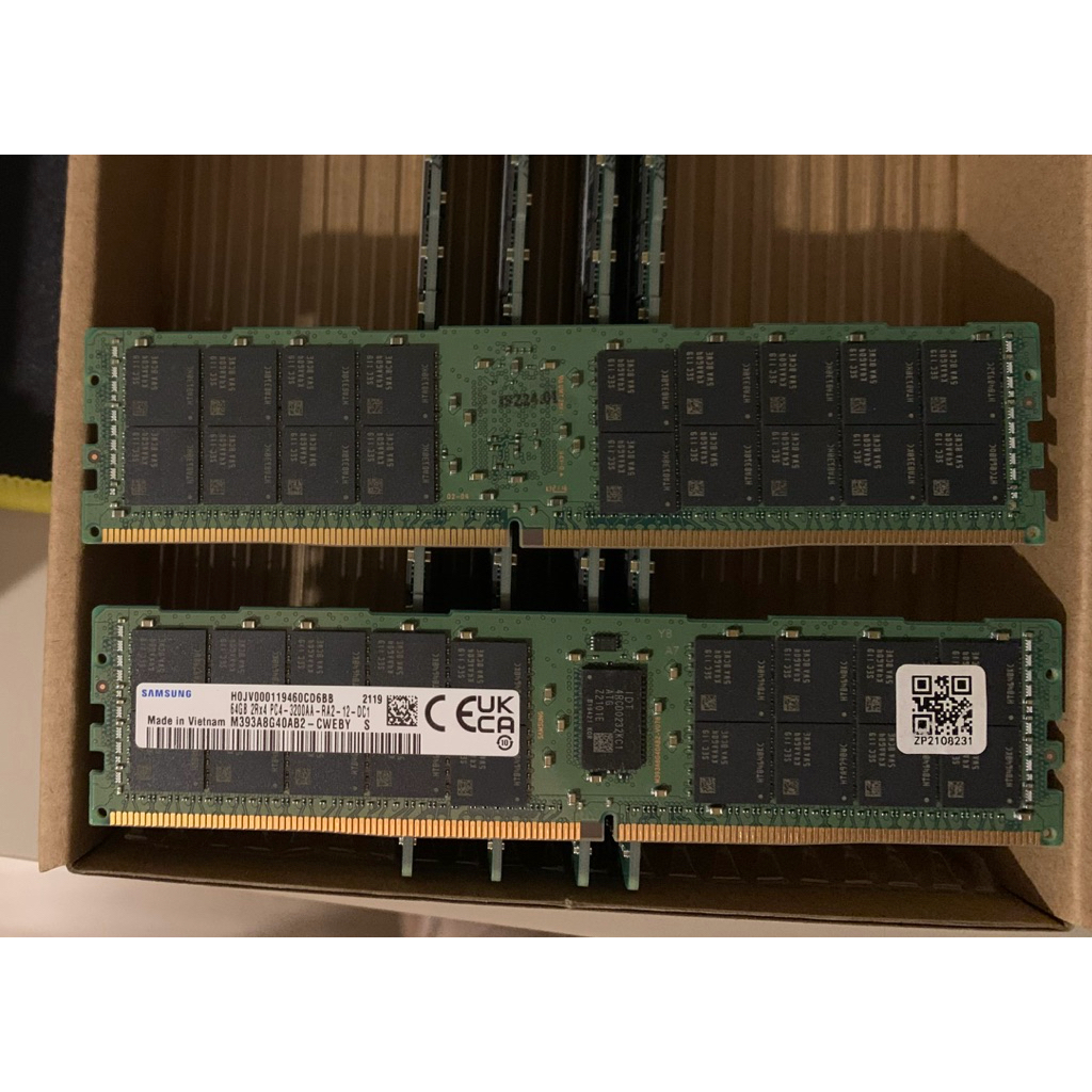 Samsung Server RAM DDR4 ECC REG 64GB 32GB 3200Mhz