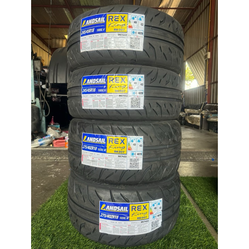 ยางไทย ลายสปอร์ต 245/45-18 RK007 ปี 26