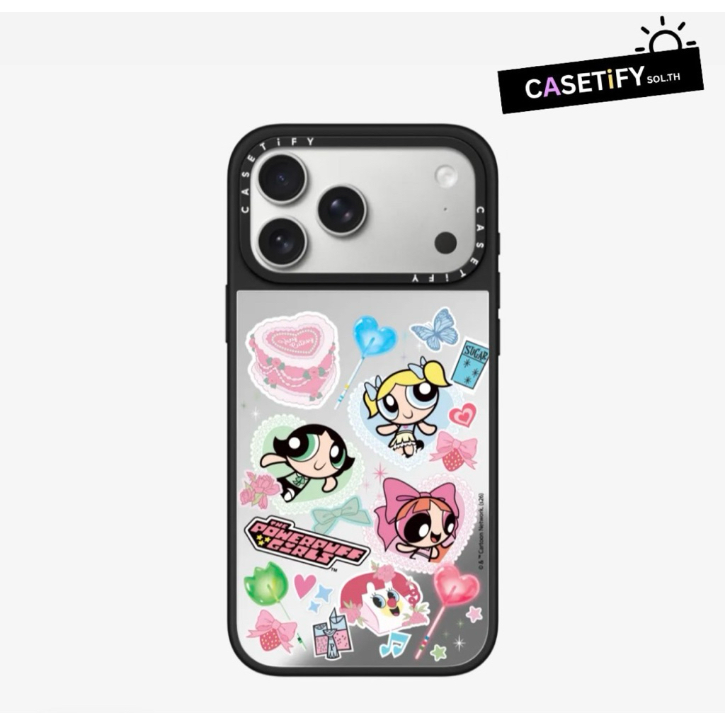 [พร้อมส่ง🩵] The Powerpuff Girls x Casetify - The Powerpuff Girls Characters Case
